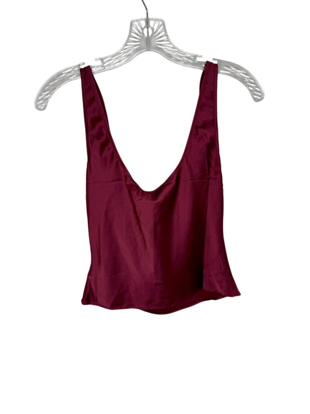 LIONESS Delilah Top in Burgundy NWT - Size Small - Picture 3 of 9